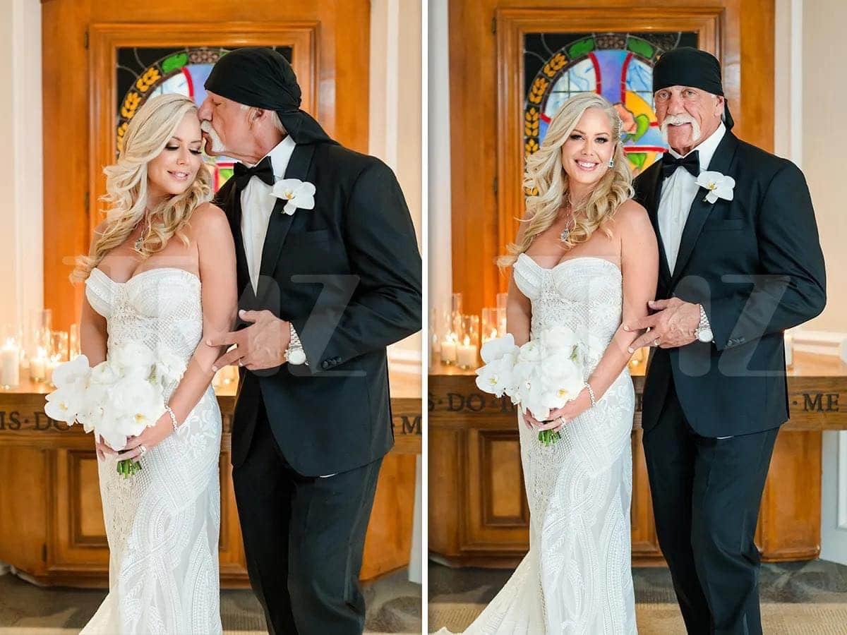 70 Years Old Hulk Hogan Ties Knot With Sky Daily GhPage