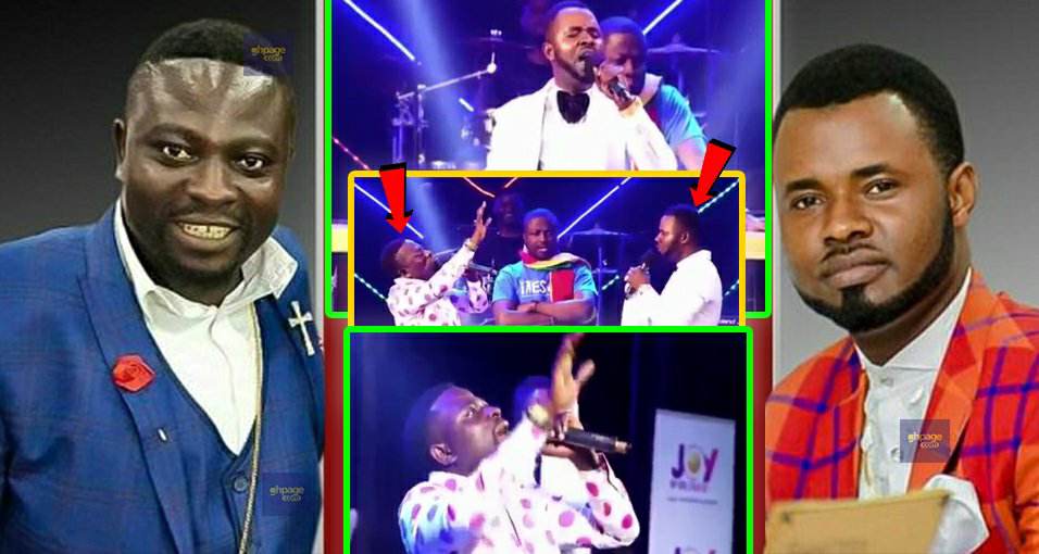 Ernest Opoku and Bro. Sammy reconcile on iYes stage - GhPage