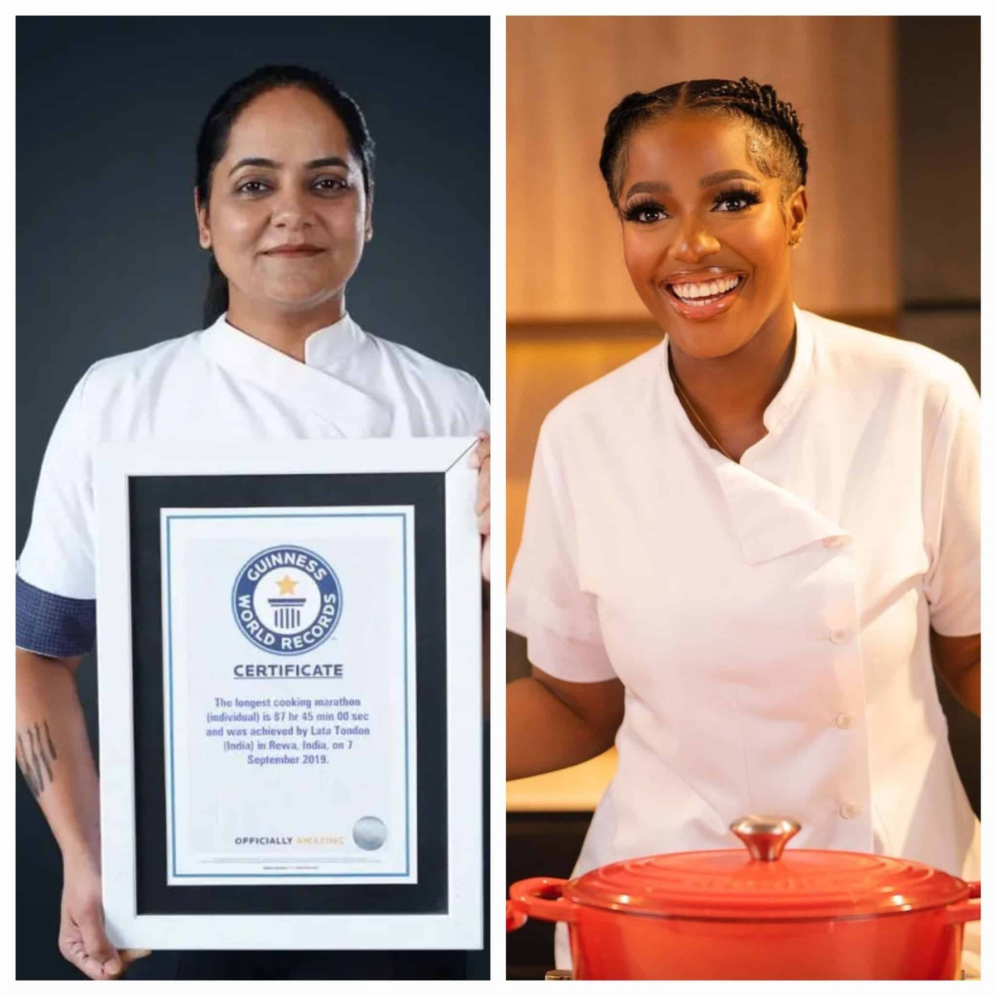 Hilda Baci: Nigerian chef sets new world record, cooks for 100hrs – www