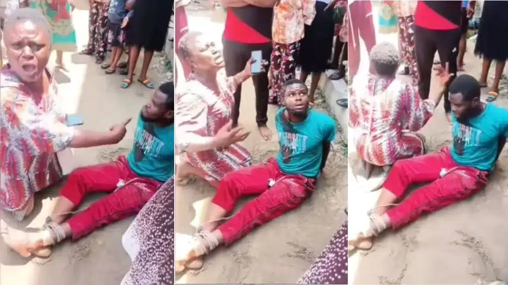 “Why are you disgracing your father and” – Woman weeps after her son ...