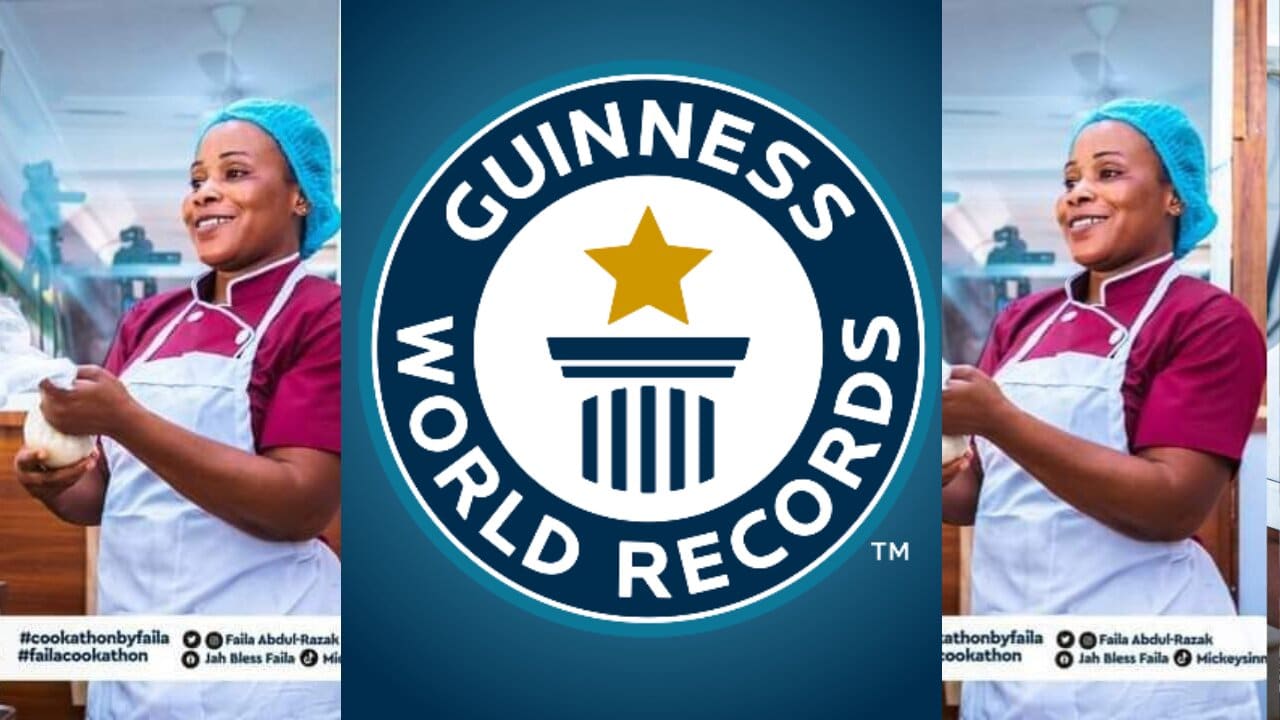 Finally! Guinness World Records drops first official statement about Chef  Faila as she completes her cooking marathon - GhPage