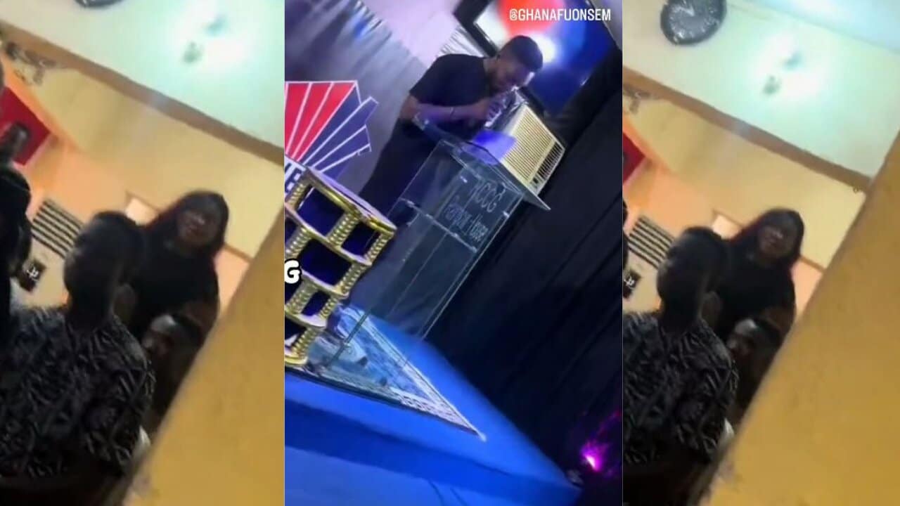 Video Lady storms church in the middle of a service to accuse pastor of impregnating her