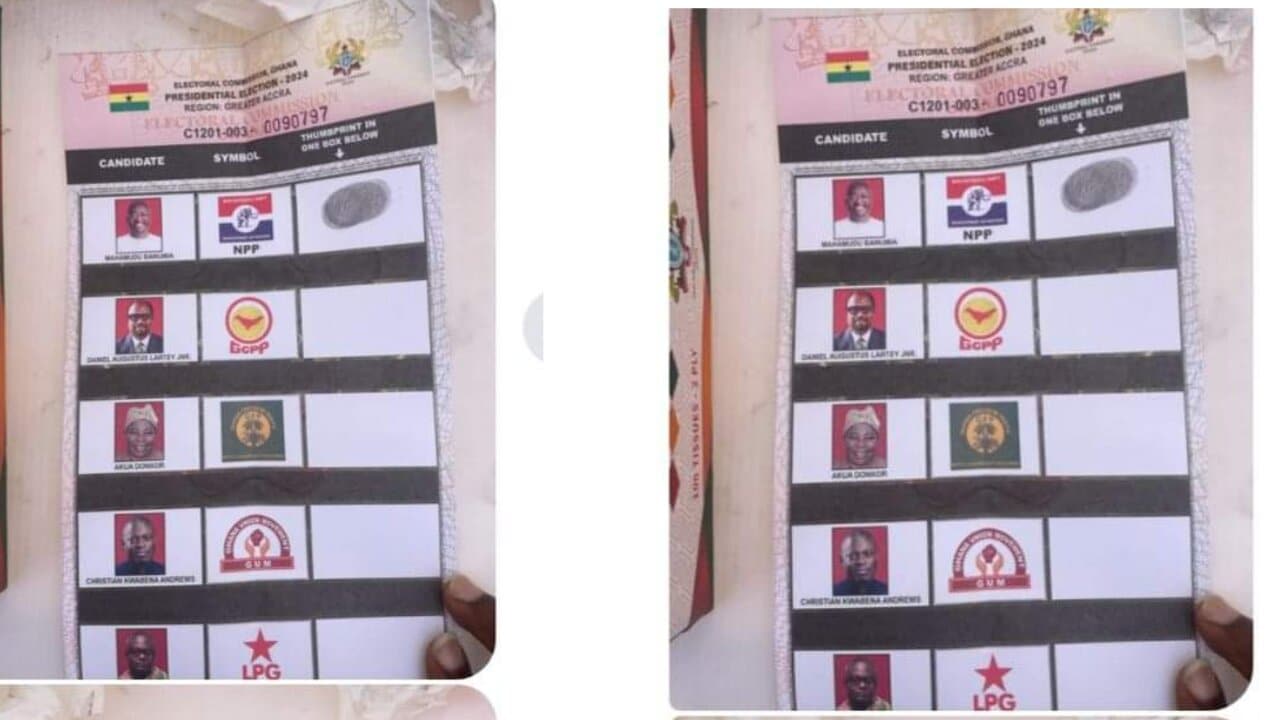 Special Voting Security officer under fire for voting Bawumia and sharing photos