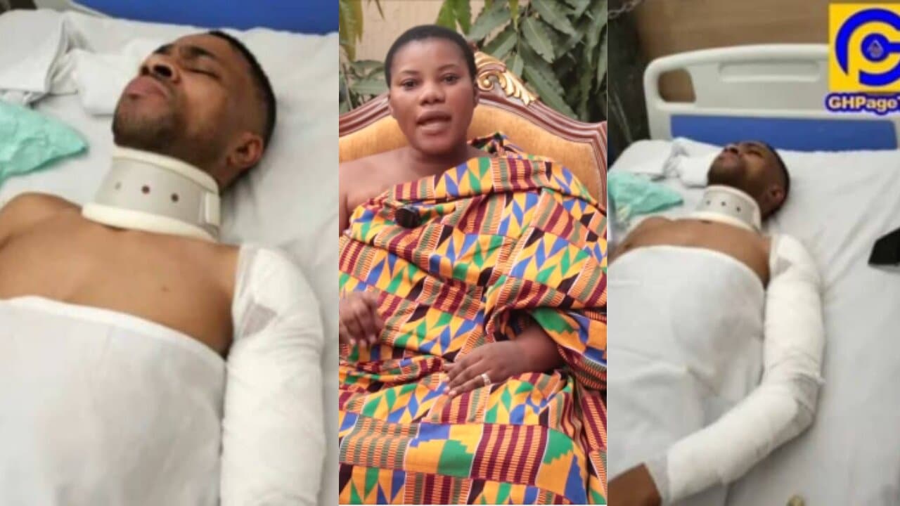 He was shot in the face - Kofi Adomah - GhPage's wife gives blow to blow account of what actually happened