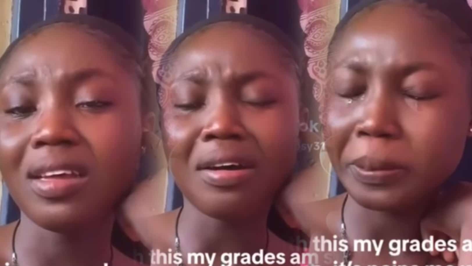 I Am Still In The House With My Good Grades- Lady Cries Over Being Unable To Go To Uni